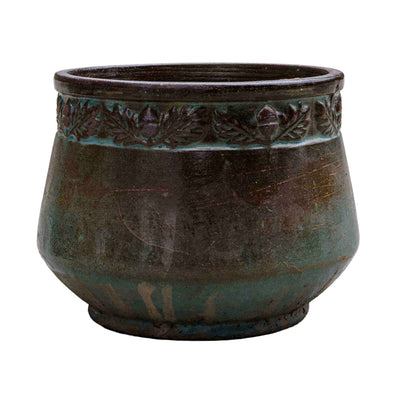 Aqua Blue Ceramic Pot