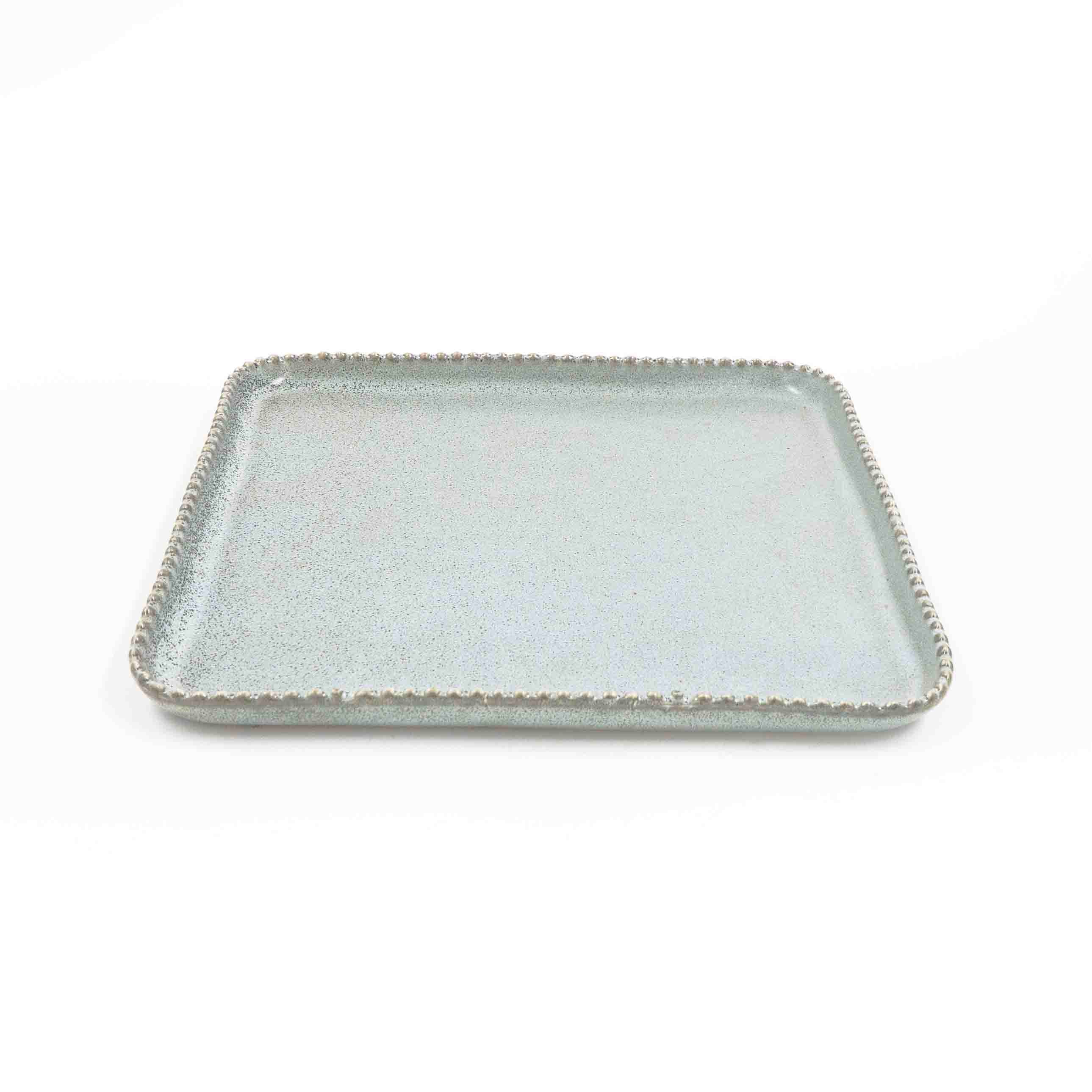 Lunar Glow Square Dinner Plate