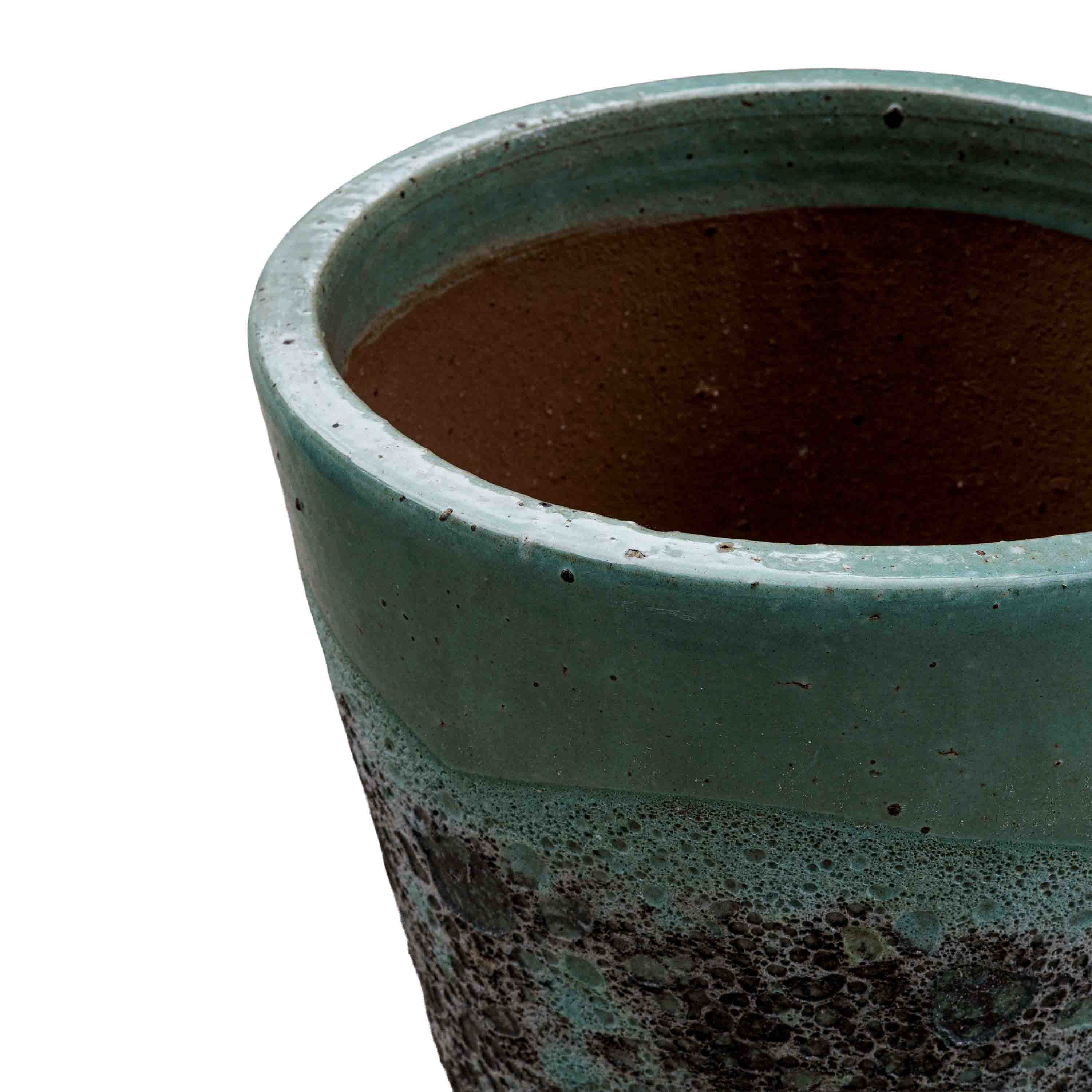 Sea Green Ceramic Pot