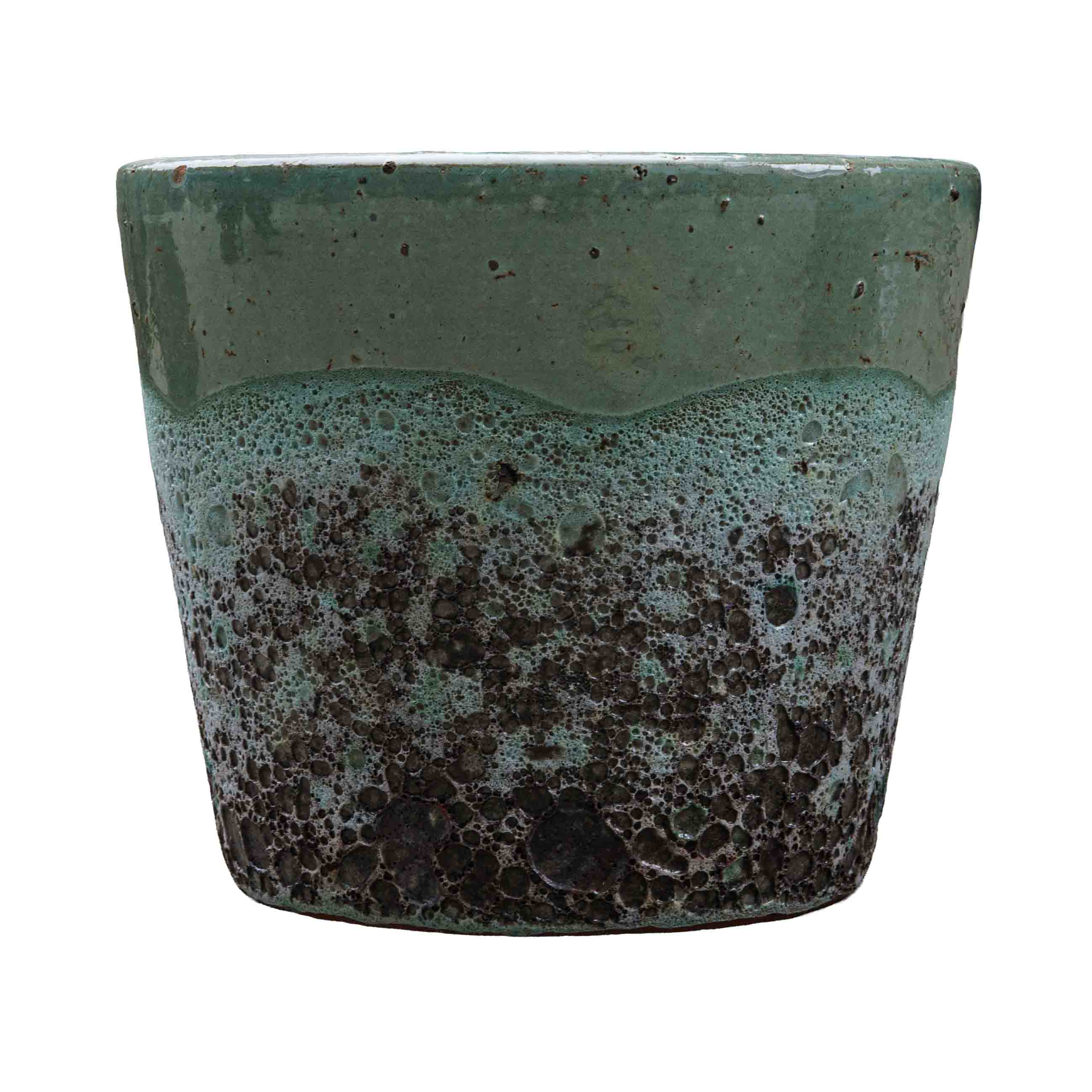 Sea Green Ceramic Pot