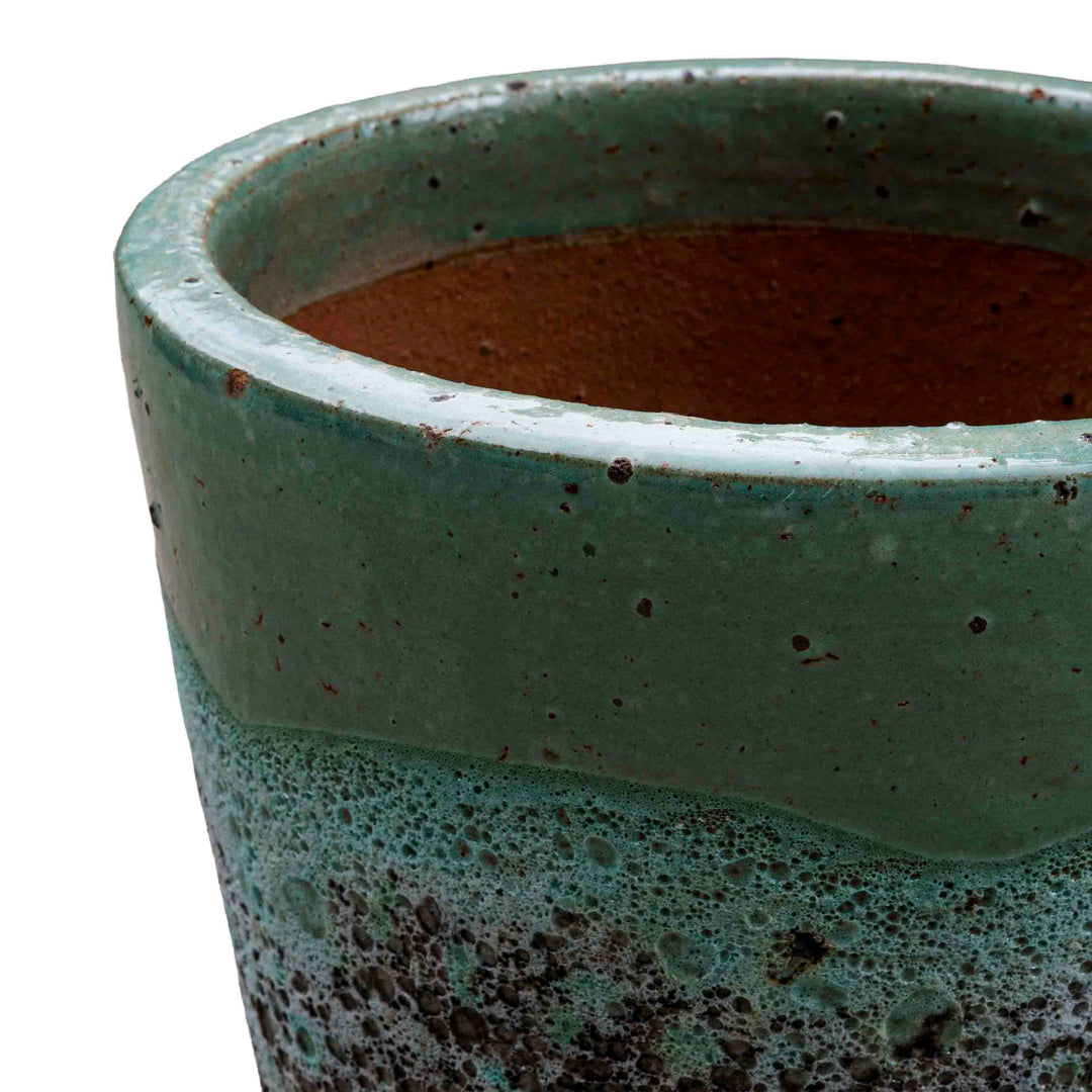 Sea Green Ceramic Pot