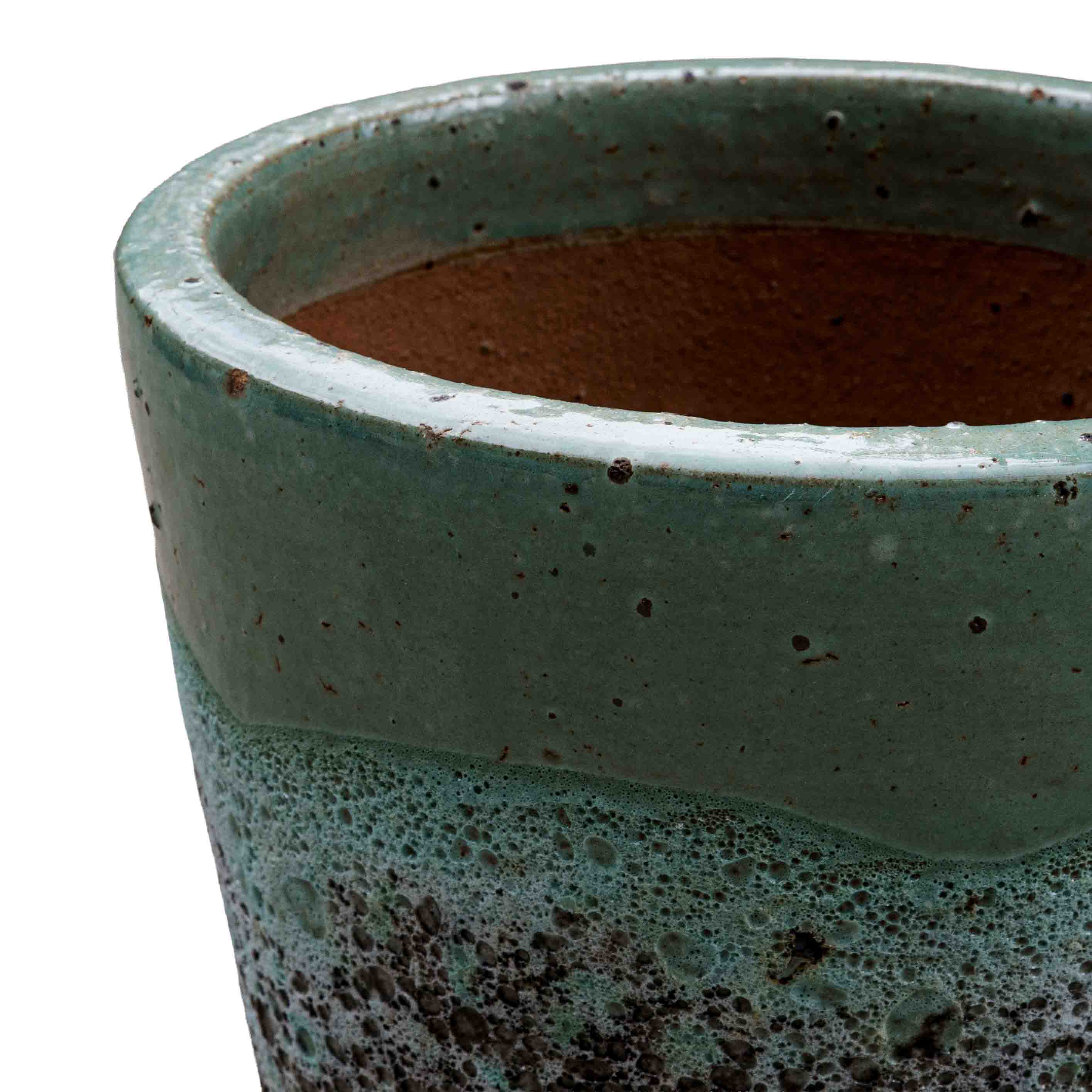 Sea Green Ceramic Pot