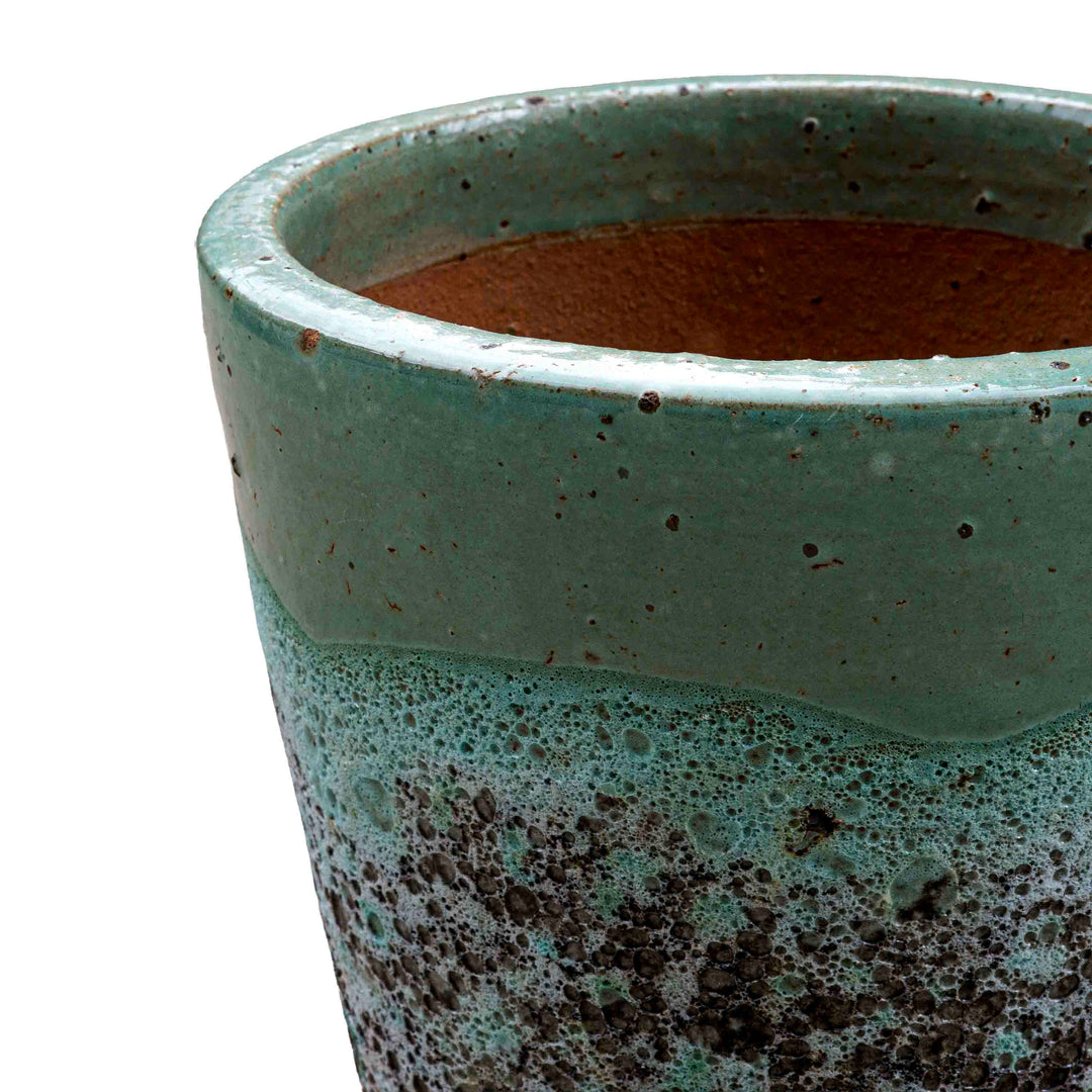 Sea Green Ceramic Pot