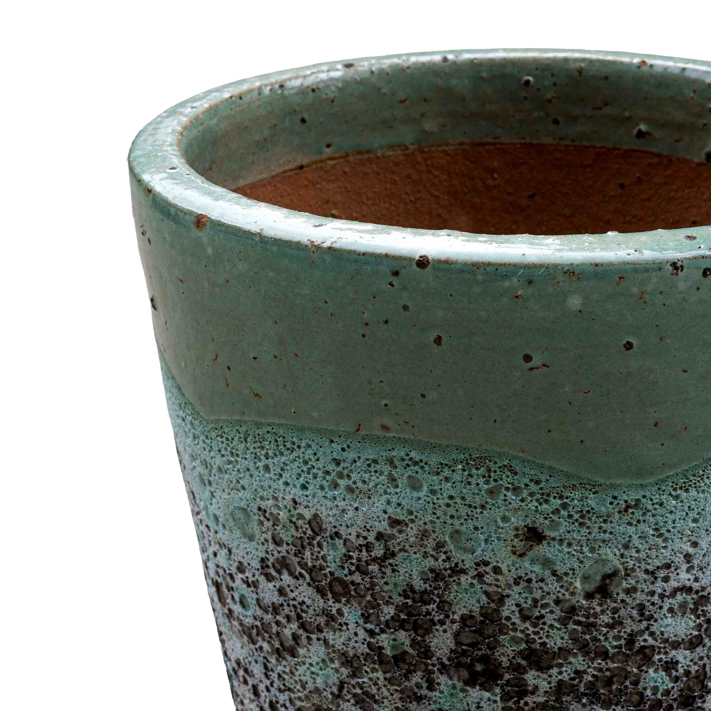 Sea Green Ceramic Pot