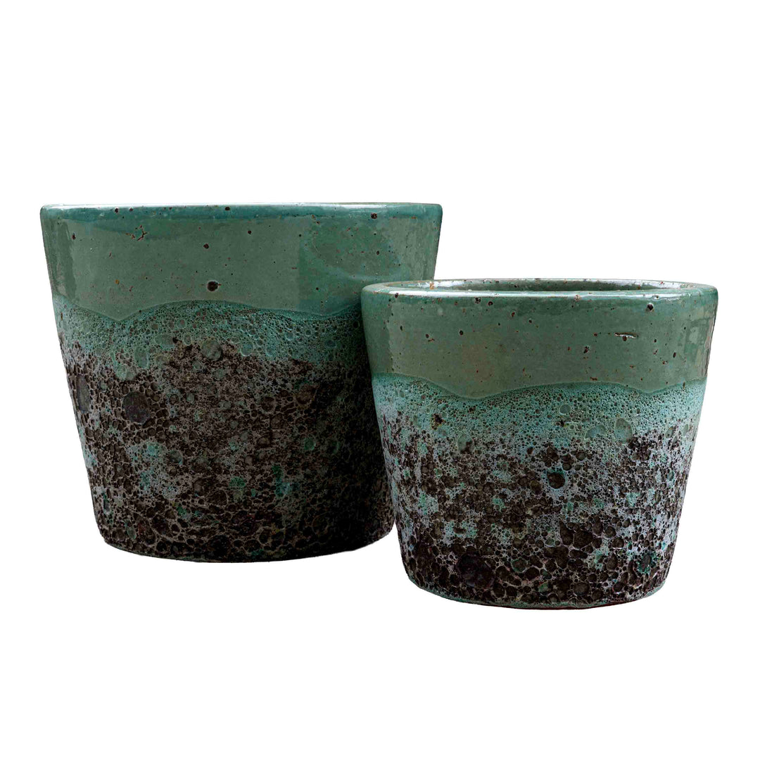 Sea Green Ceramic Pot