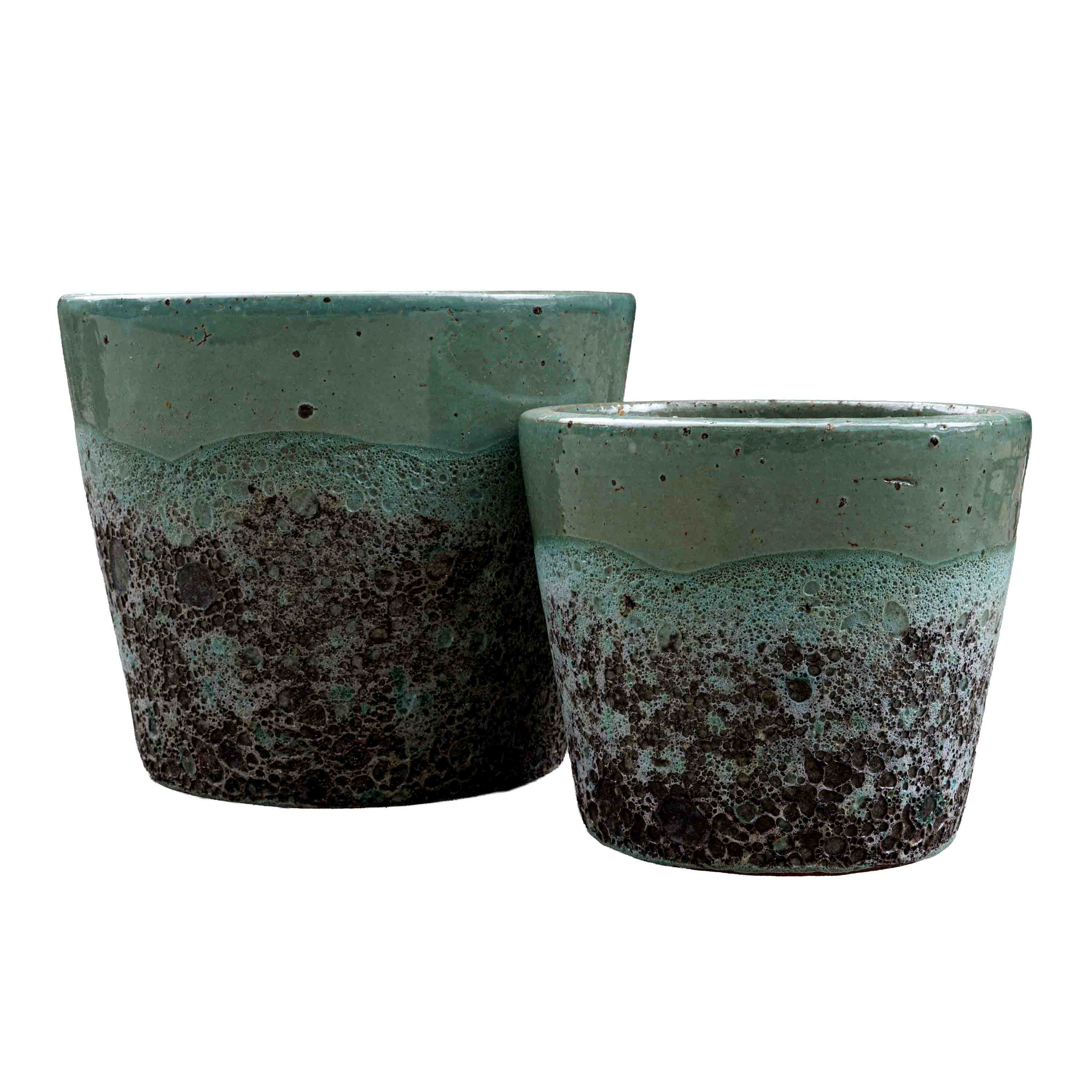 Sea Green Ceramic Pot