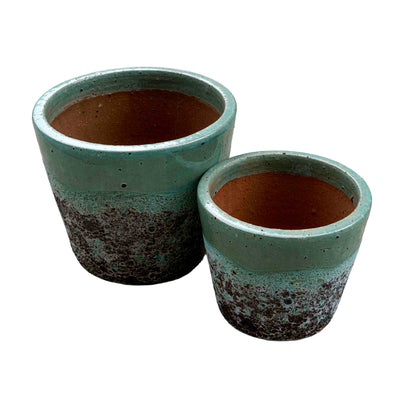 Sea Green Ceramic Pot