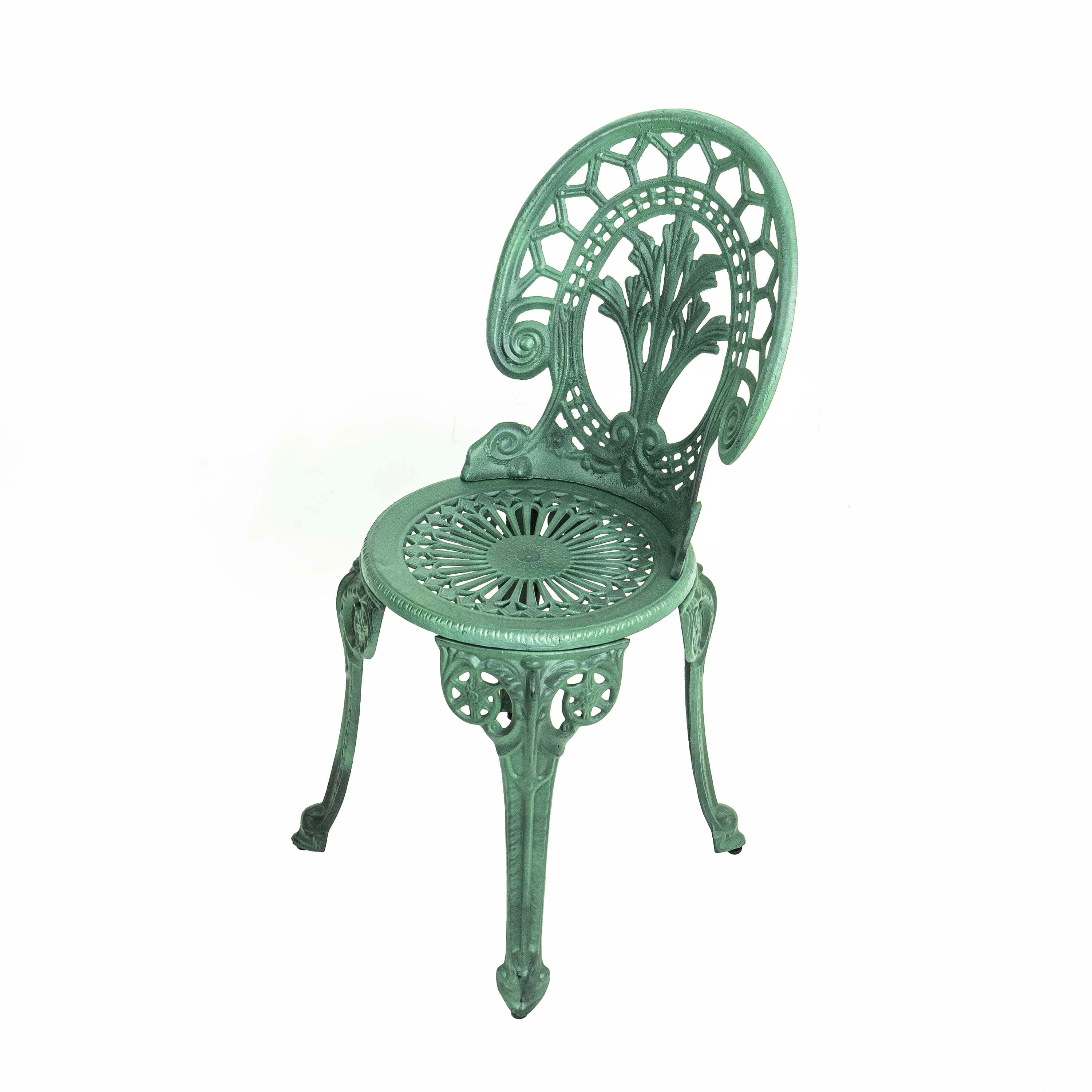 Outdoor Garden Aluminium Chair Green
