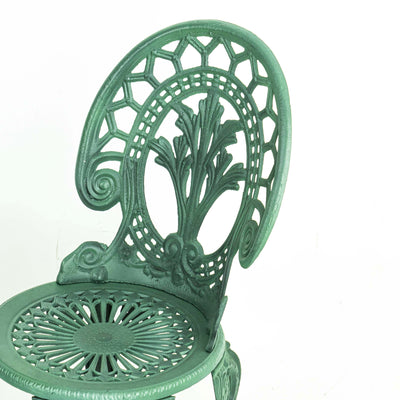 Outdoor Garden Aluminium Chair Green