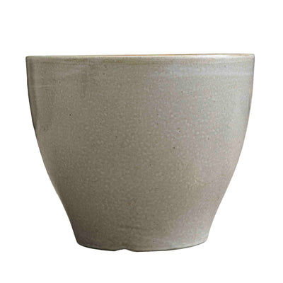 Pebble Grey Ceramic Pot