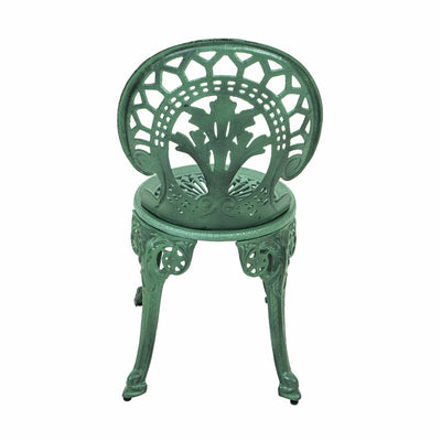 Outdoor Garden Aluminium Chair Green