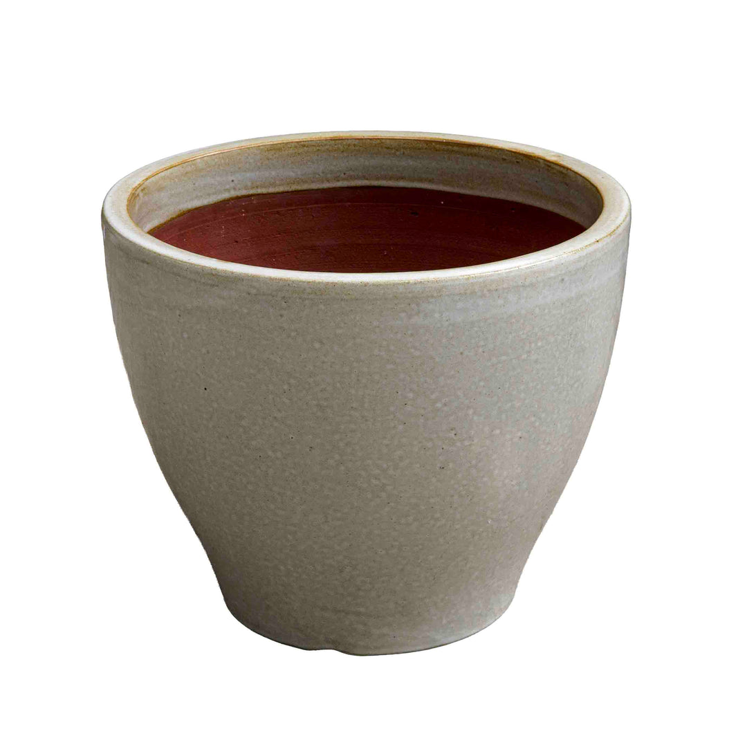 Pebble Grey Ceramic Pot
