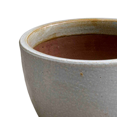 Pebble Grey Ceramic Pot