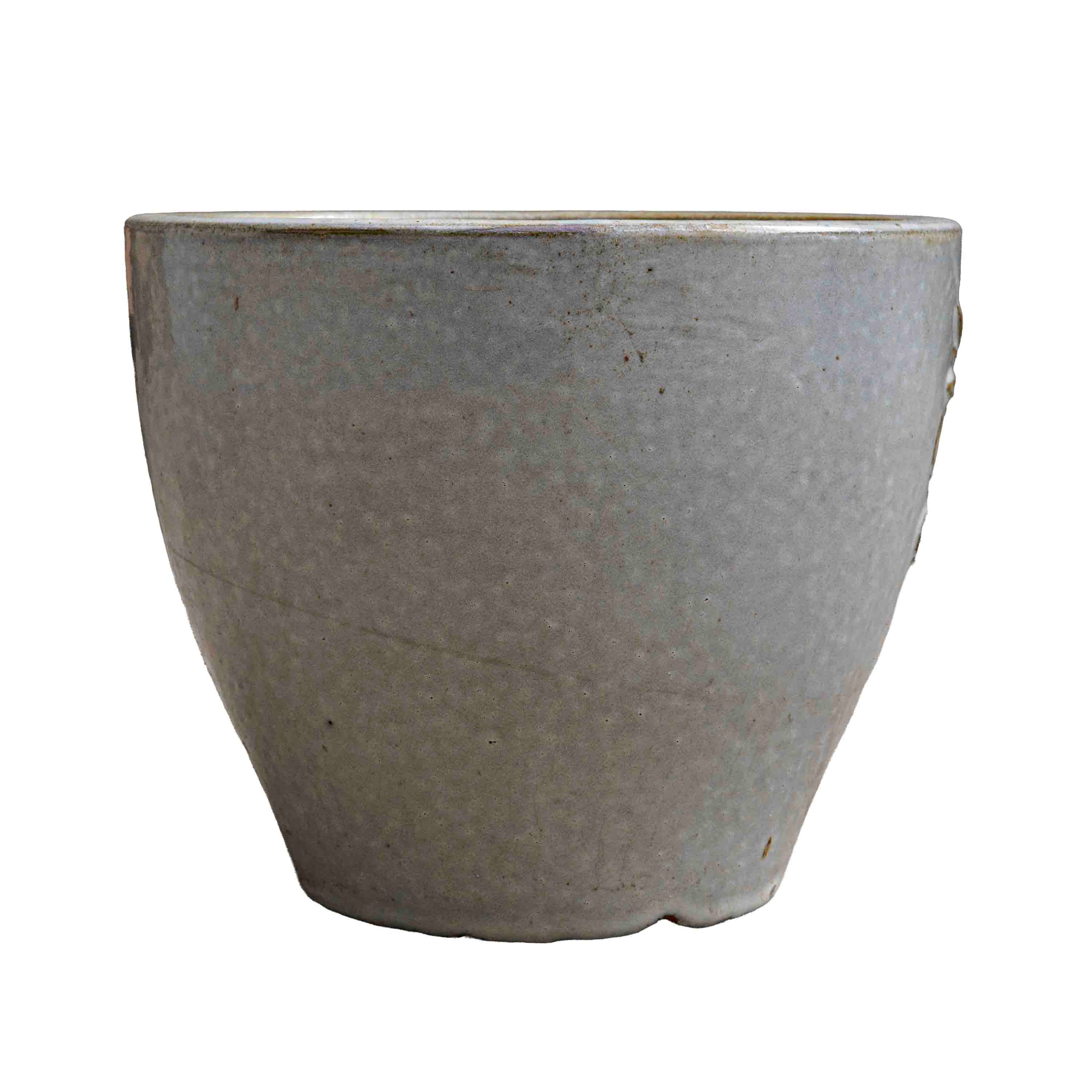 Pebble Grey Ceramic Pot