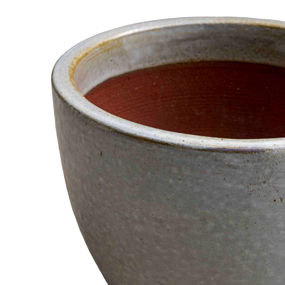 Pebble Grey Ceramic Pot