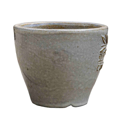 Pebble Grey Ceramic Pot