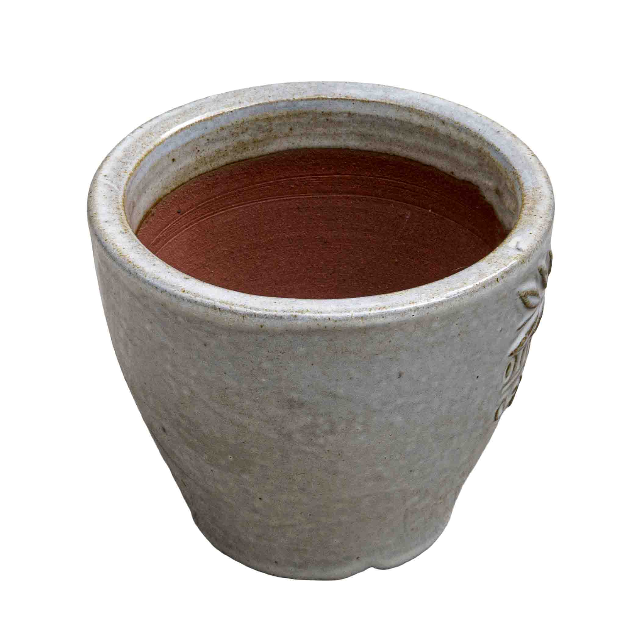 Pebble Grey Ceramic Pot