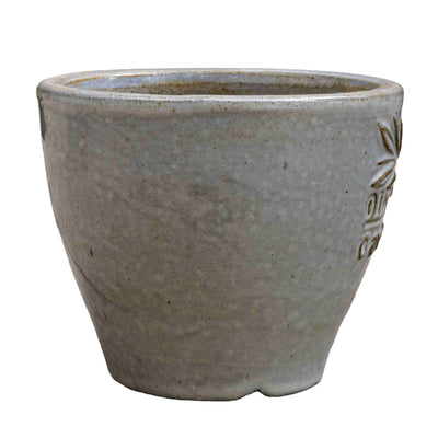 Pebble Grey Ceramic Pot