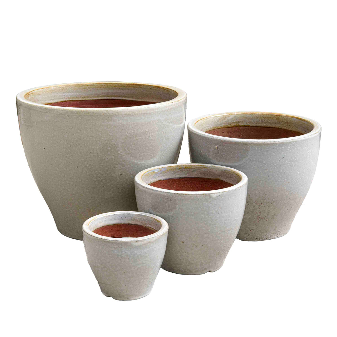 Pebble Grey Ceramic Pot