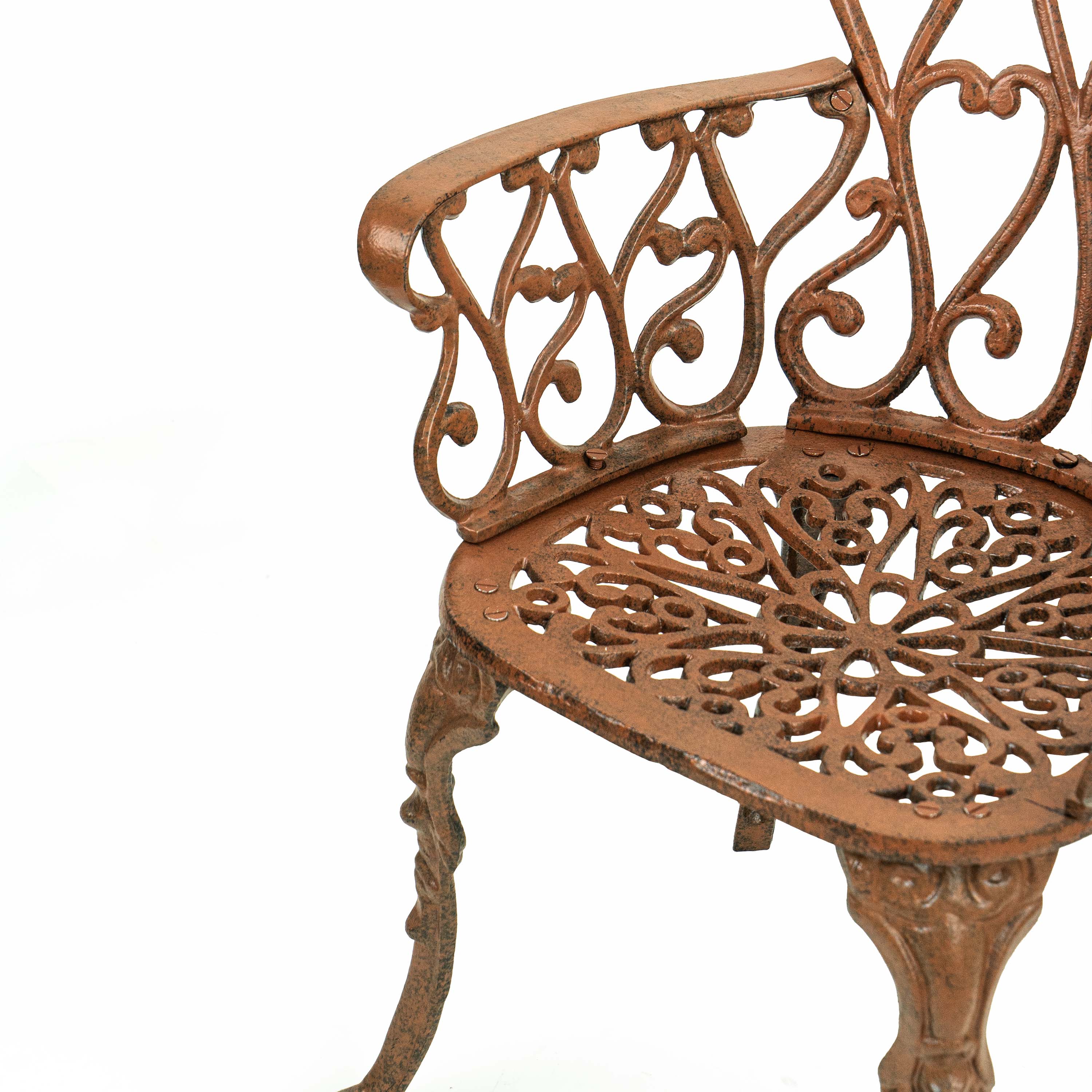 Outdoor Garden Aluminium Chair With Armest