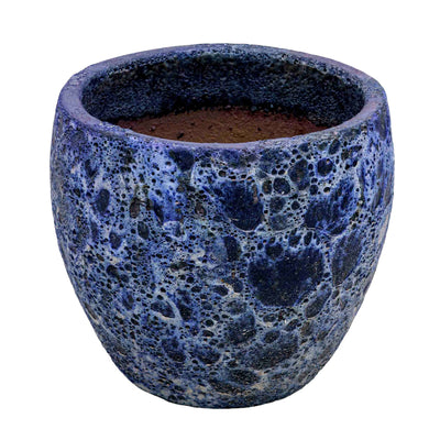 Bright Blue Ceramic Pot