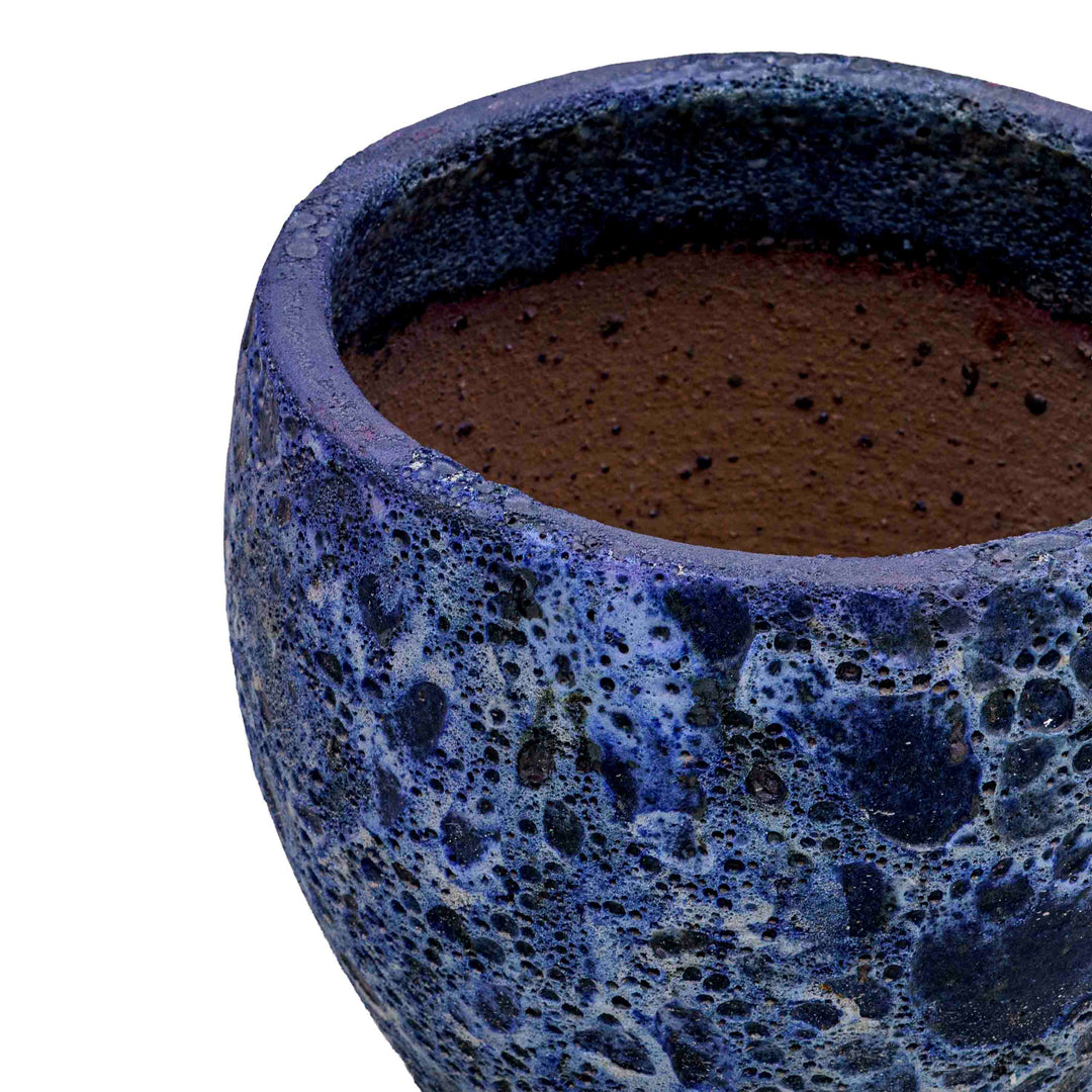 Bright Blue Ceramic Pot