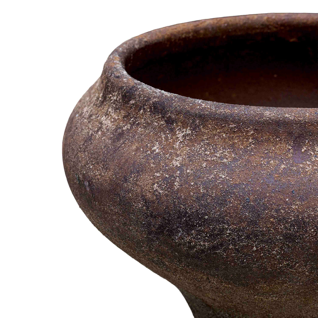Brown Ceramic Urn