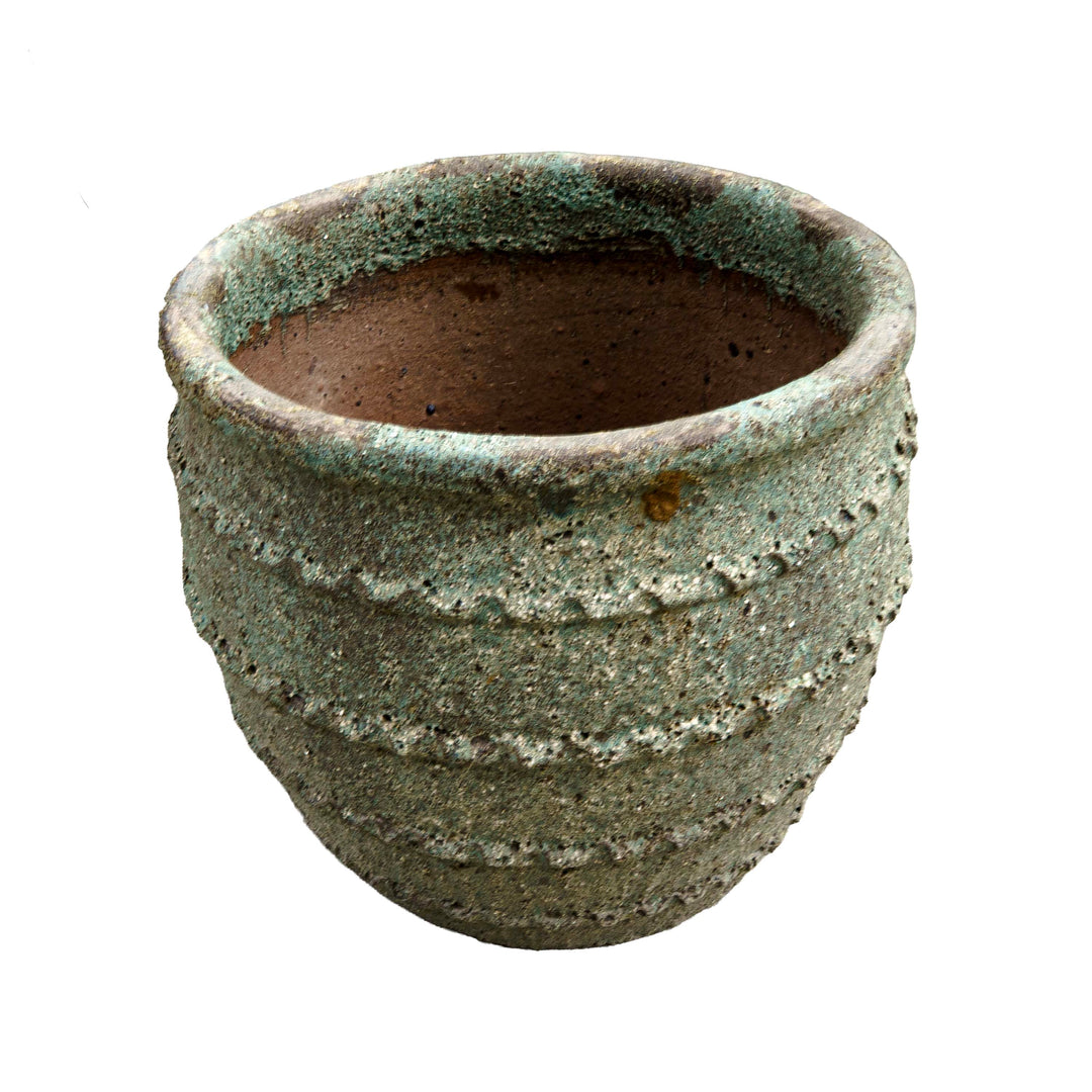 Troy Ceramic Pot Green