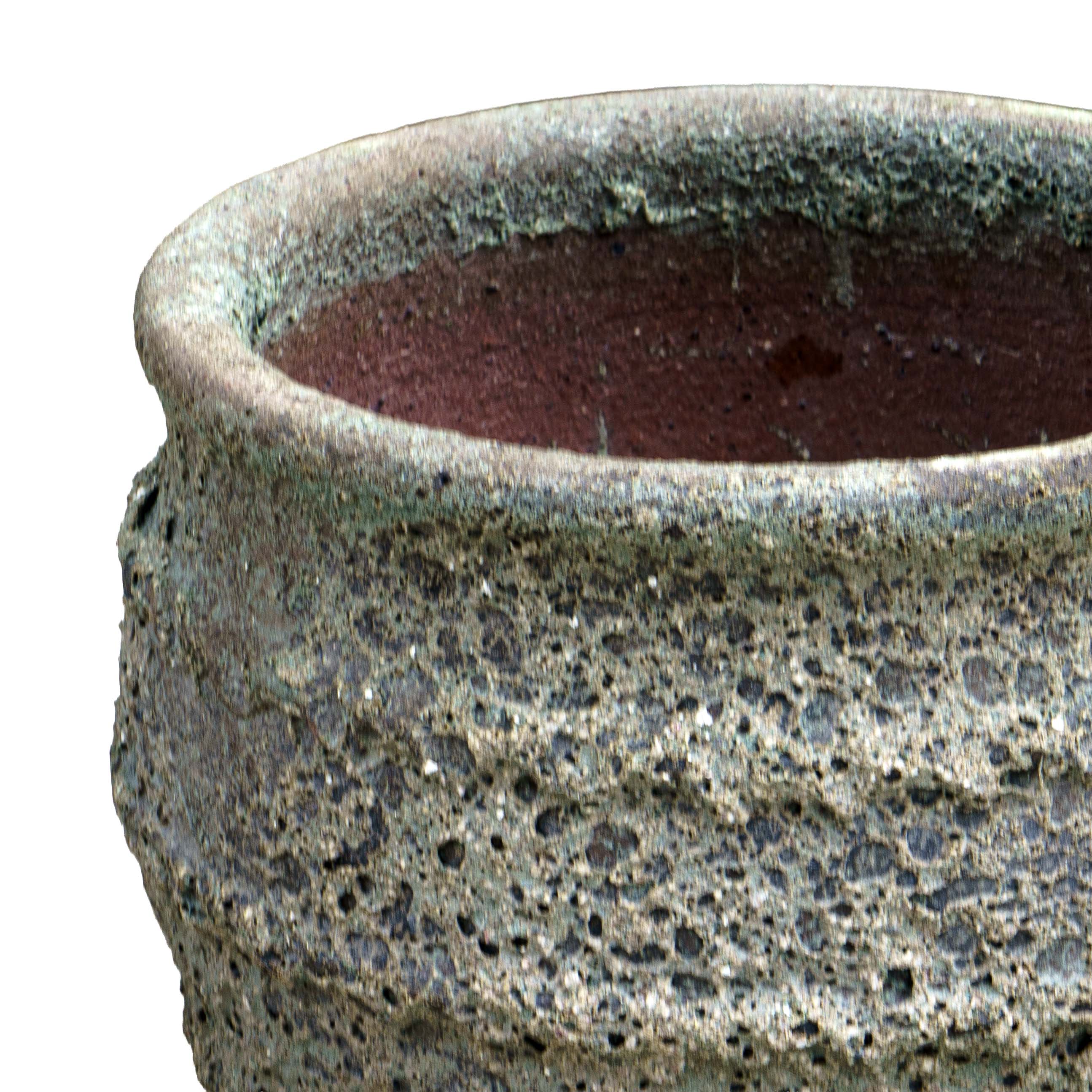Troy Ceramic Pot Green