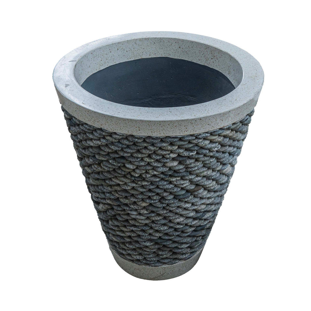 Cement Pabble Pot