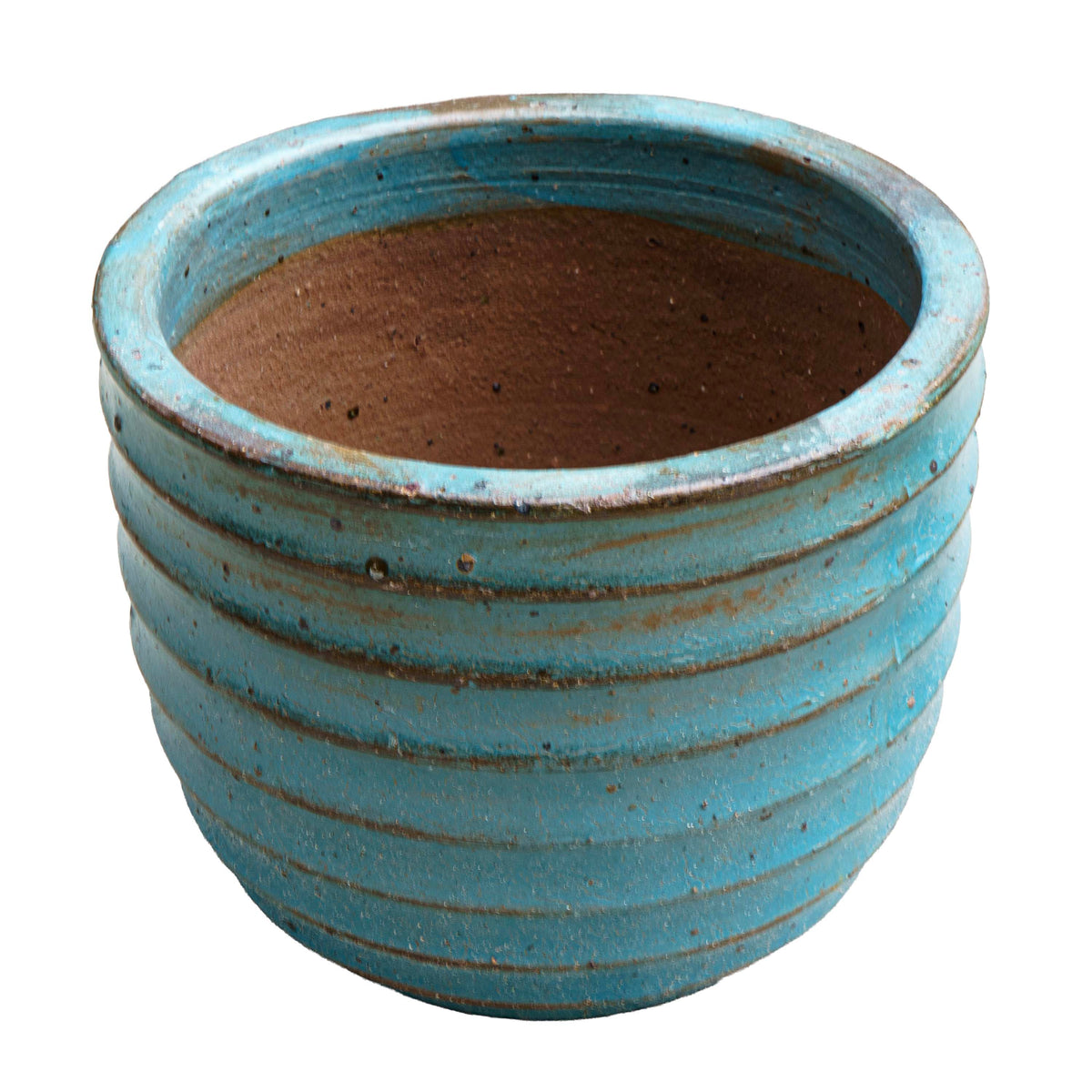 Indigo Drift Ceramic Pot