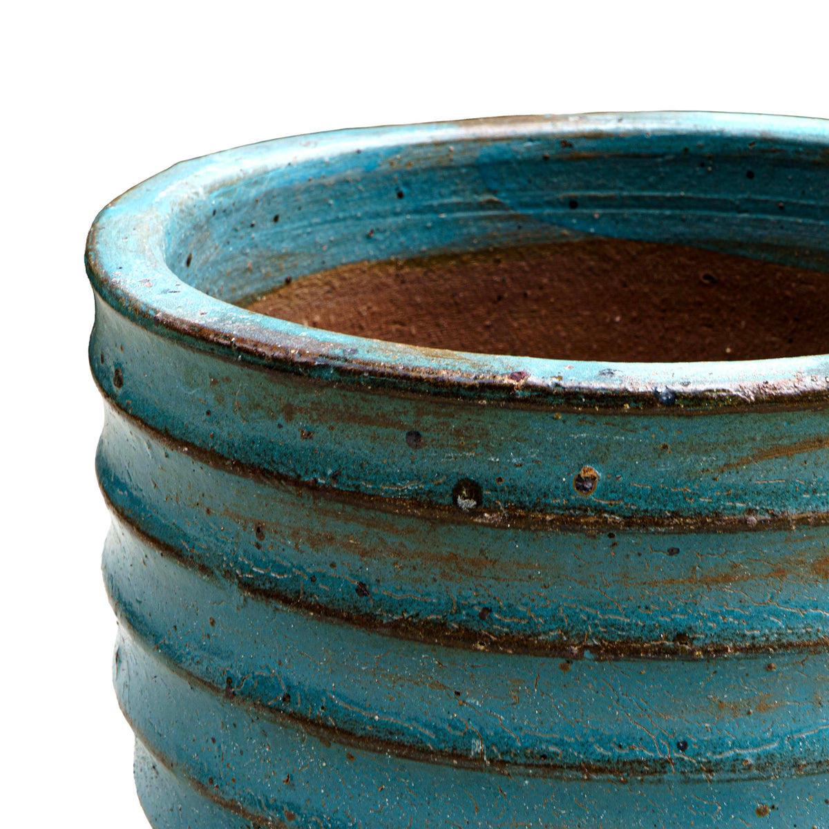 Indigo Drift Ceramic Pot