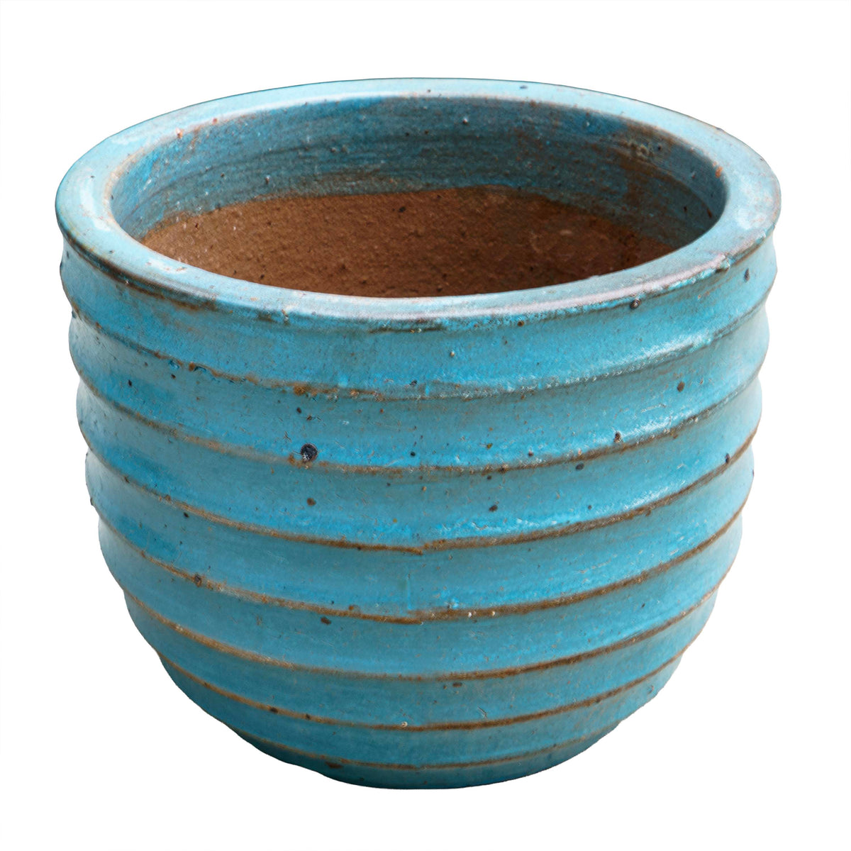 Indigo Drift Ceramic Pot