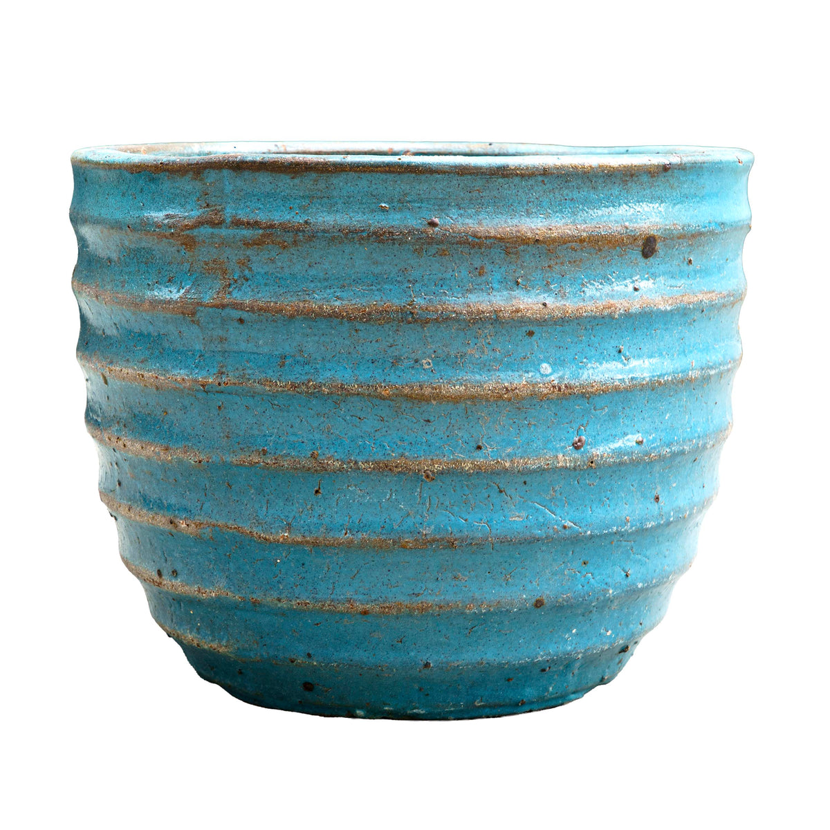 Indigo Drift Ceramic Pot