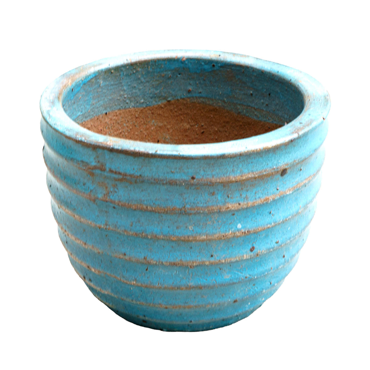 Indigo Drift Ceramic Pot