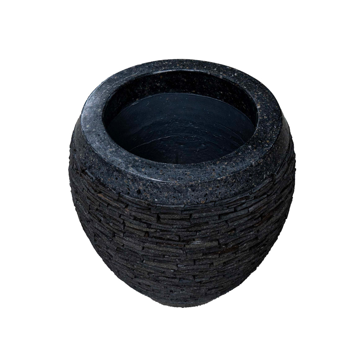 Pot In Combine Plat Stone Black