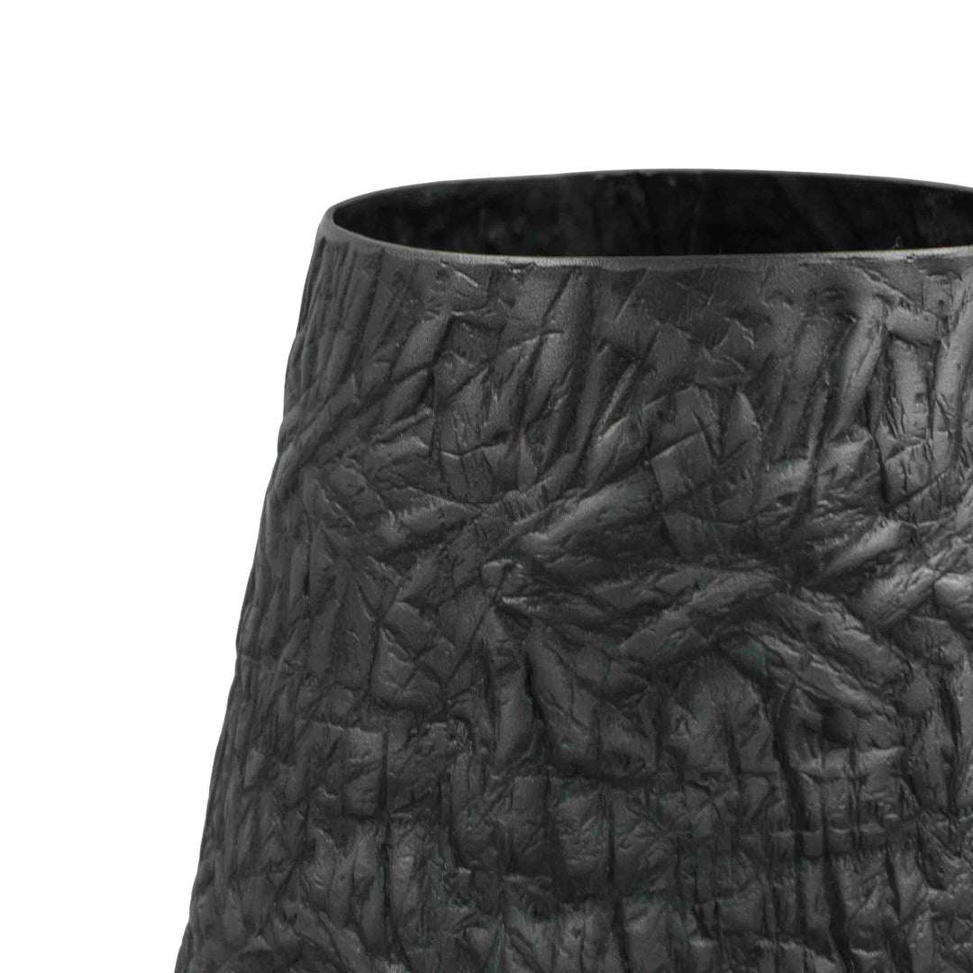 The Volcanic Sentinel Conical Vase