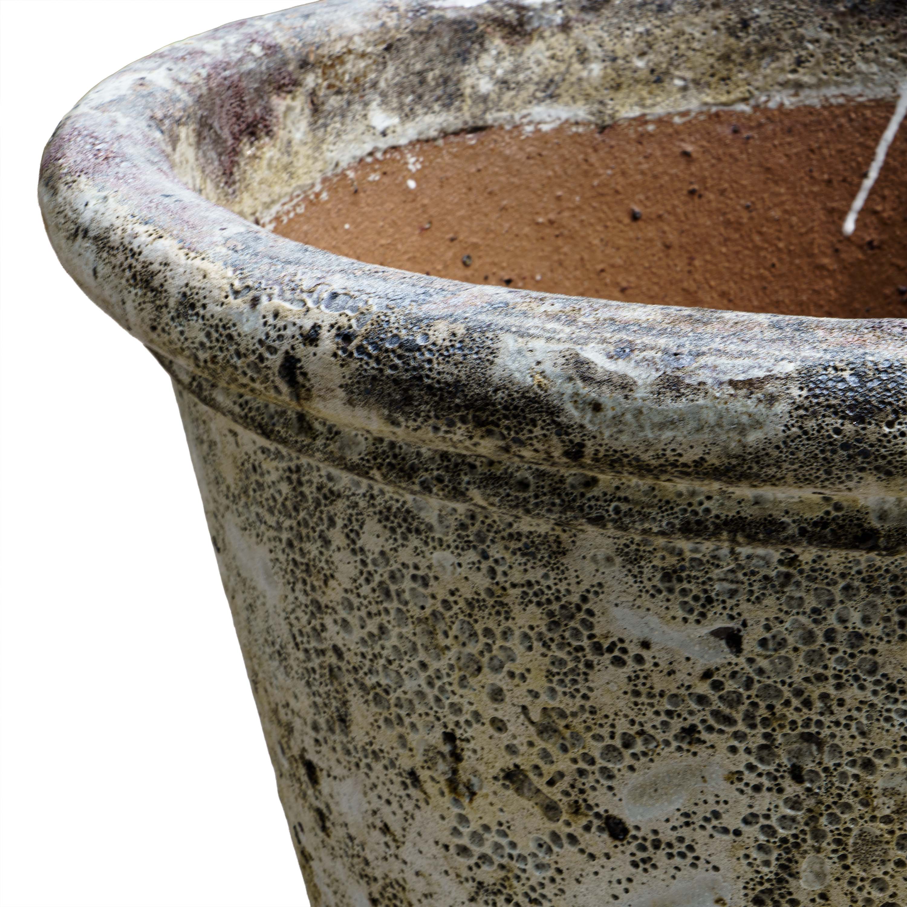 Perry White Ceramic Pot