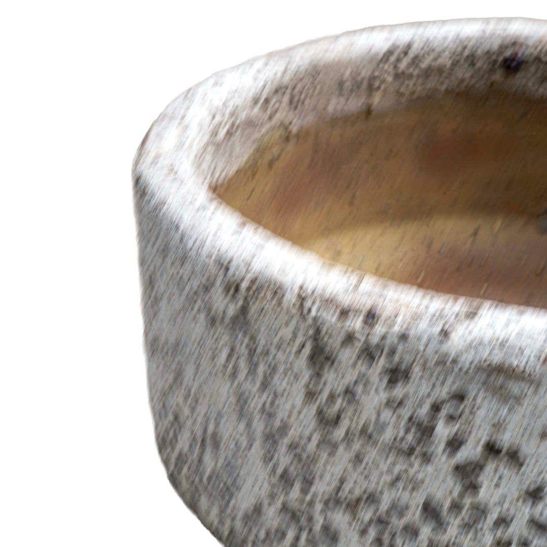 Textura Ceramic Pot White
