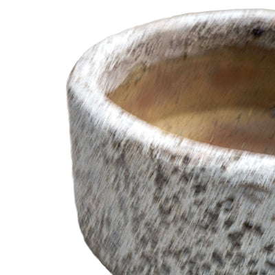Textura Ceramic Pot White