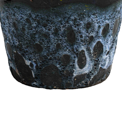 Black bubbled Ceramic Pot