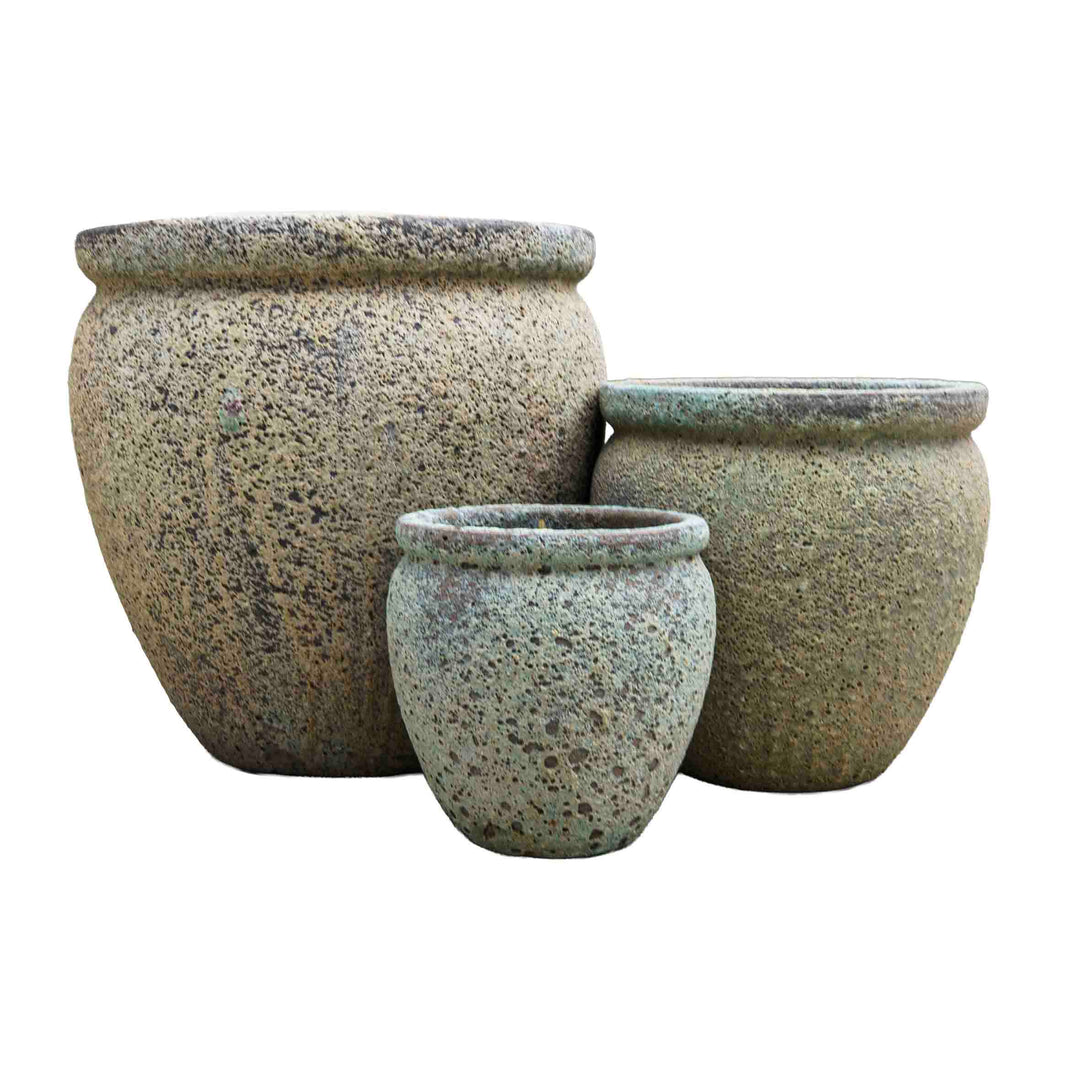 Moss Green Ceramic Pot