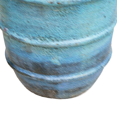 Rustic Blue Ceramic Pot