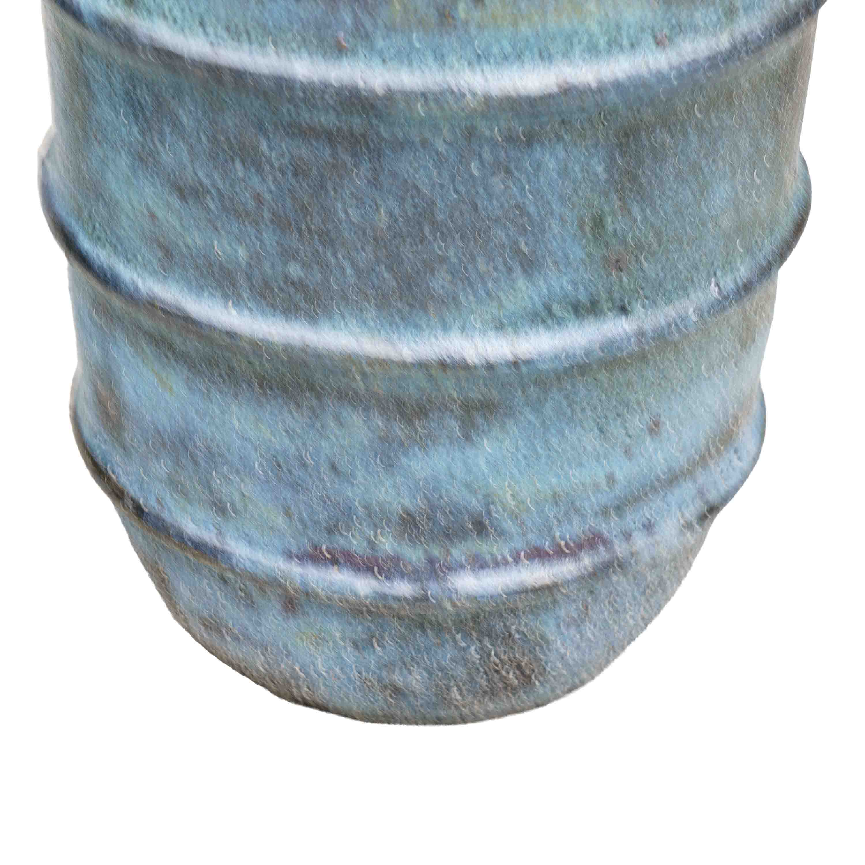 Rustic Blue Ceramic Pot