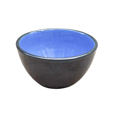 Lattice Blue Ceramic Pot