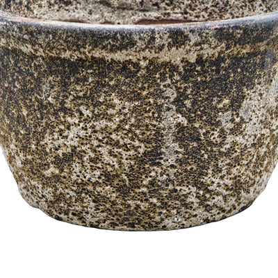 Antique Grey Ceramic Pot