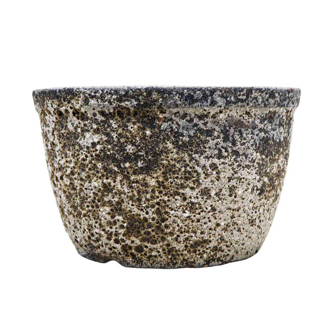 Antique Grey Ceramic Pot