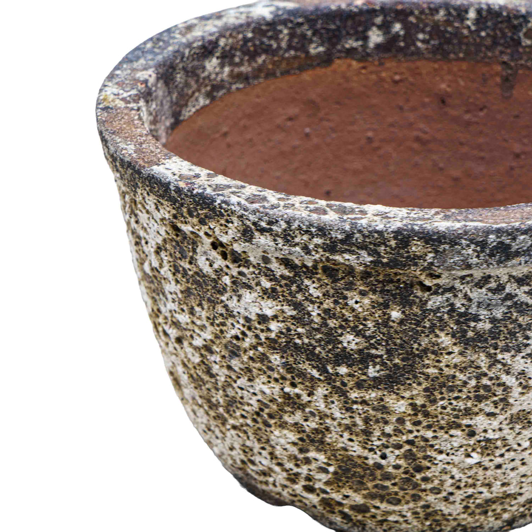 Antique Grey Ceramic Pot