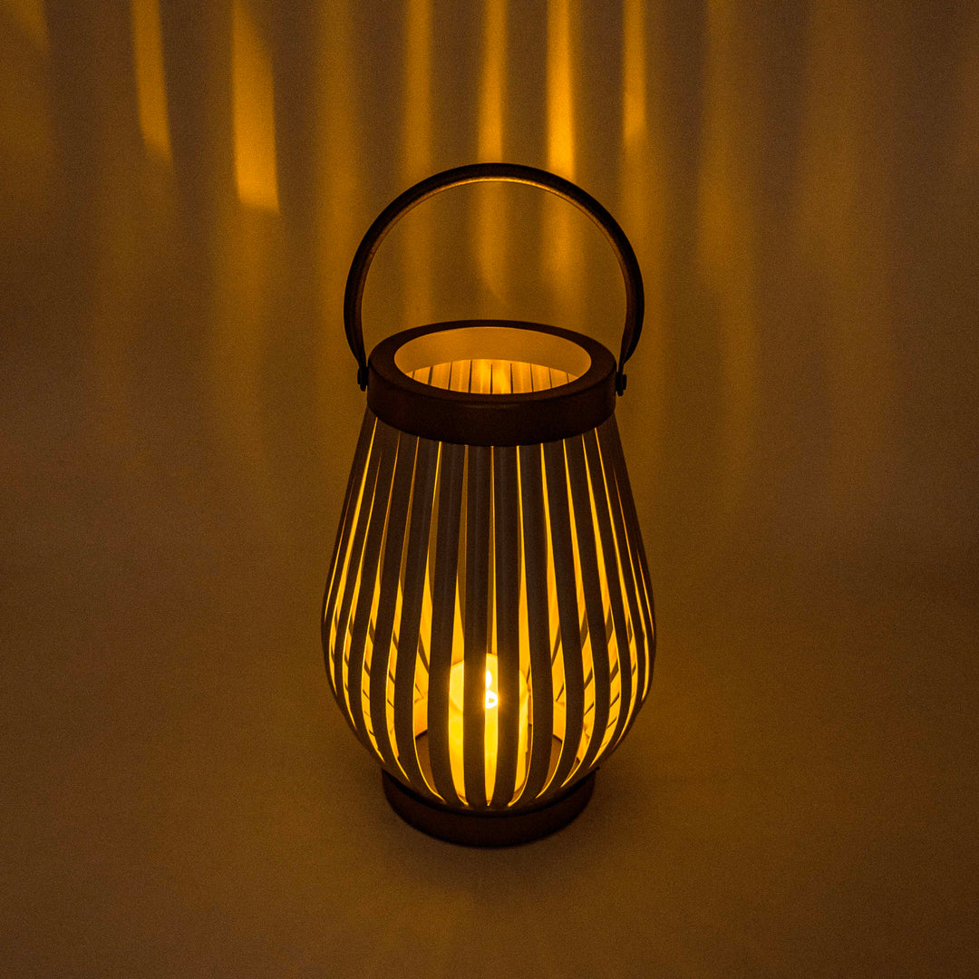 LUMINARA TABLE TOP LANTERN WITH HANDLE