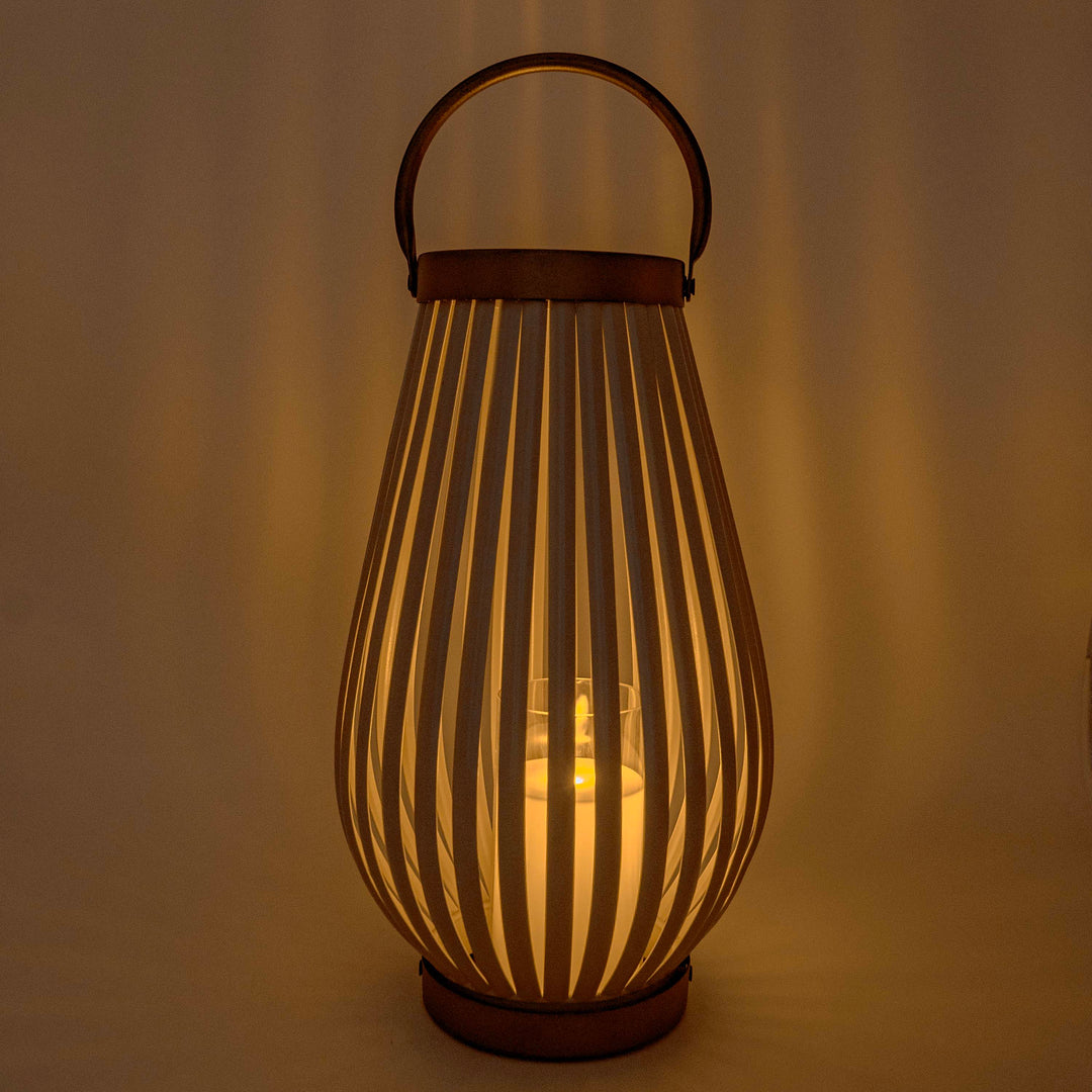 LUMINARA TABLE TOP LANTERN WITH HANDLE